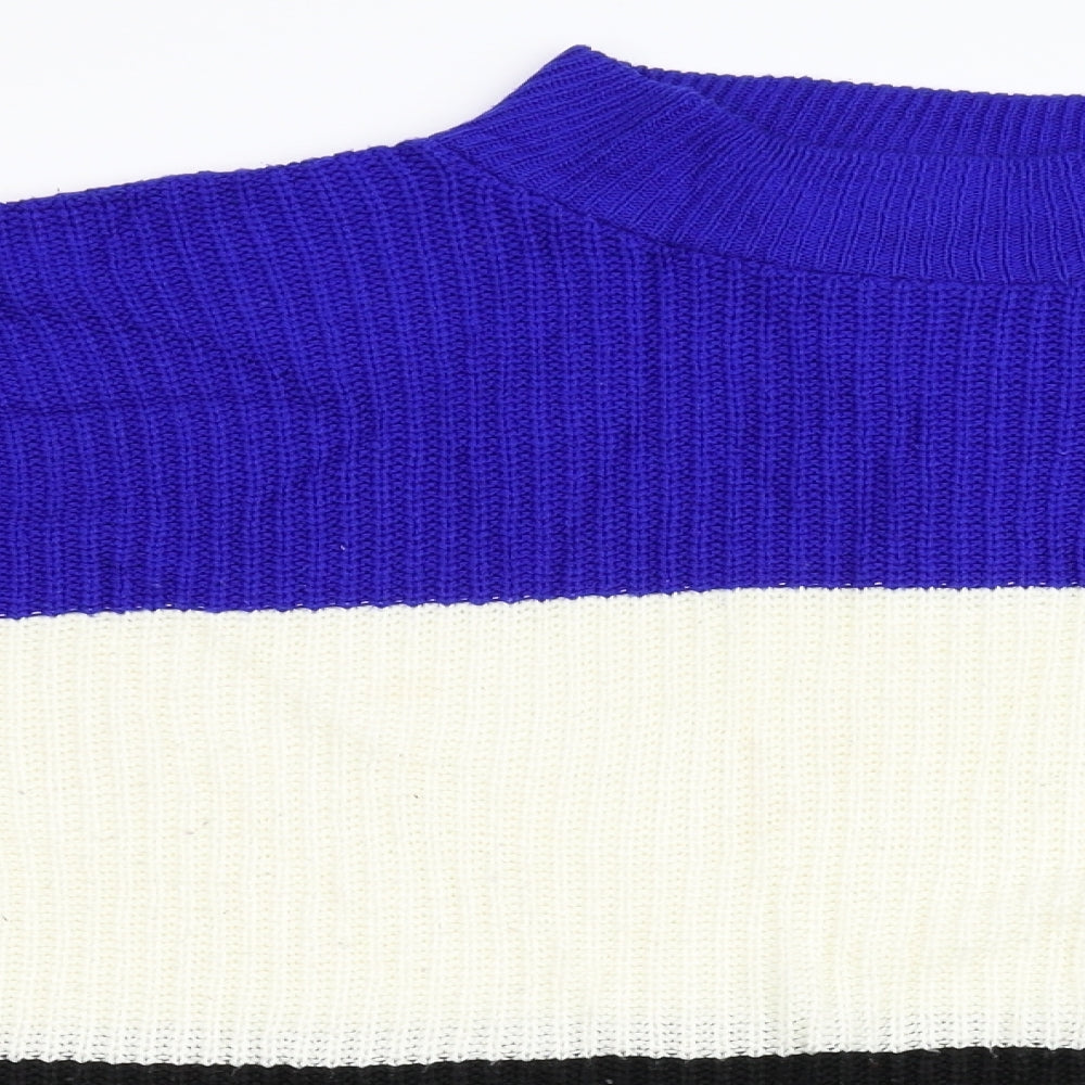 Womens UK Size L Preworn Multicoloured Pullover Jumper
