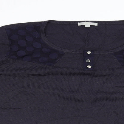 Womens UK Size 18 Per Una Blue Pullover Jumper