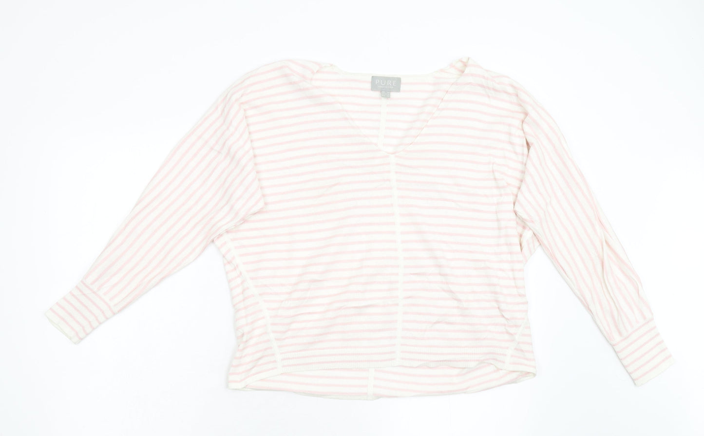 Womens UK Size 14 Pure Pink Pullover Jumper