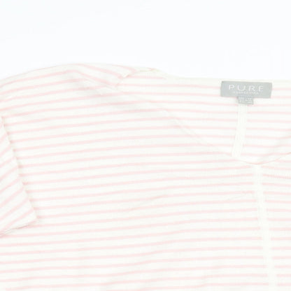 Womens UK Size 14 Pure Pink Pullover Jumper