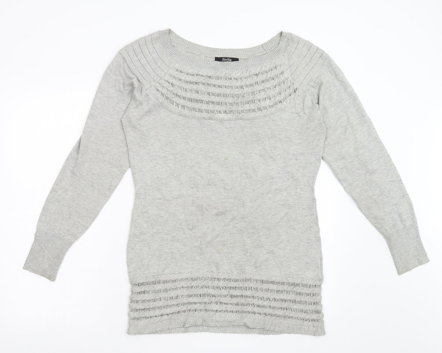 Womens UK Size XL Stella Grey Pullover Jumper