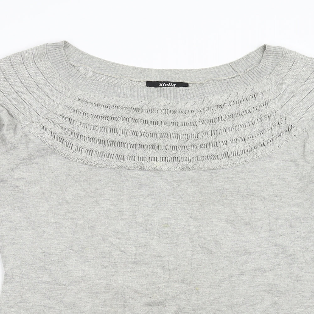 Womens UK Size XL Stella Grey Pullover Jumper