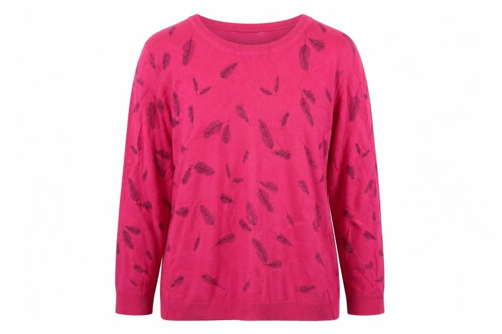 Womens UK Size XL Signature Pink Pullover Jumper