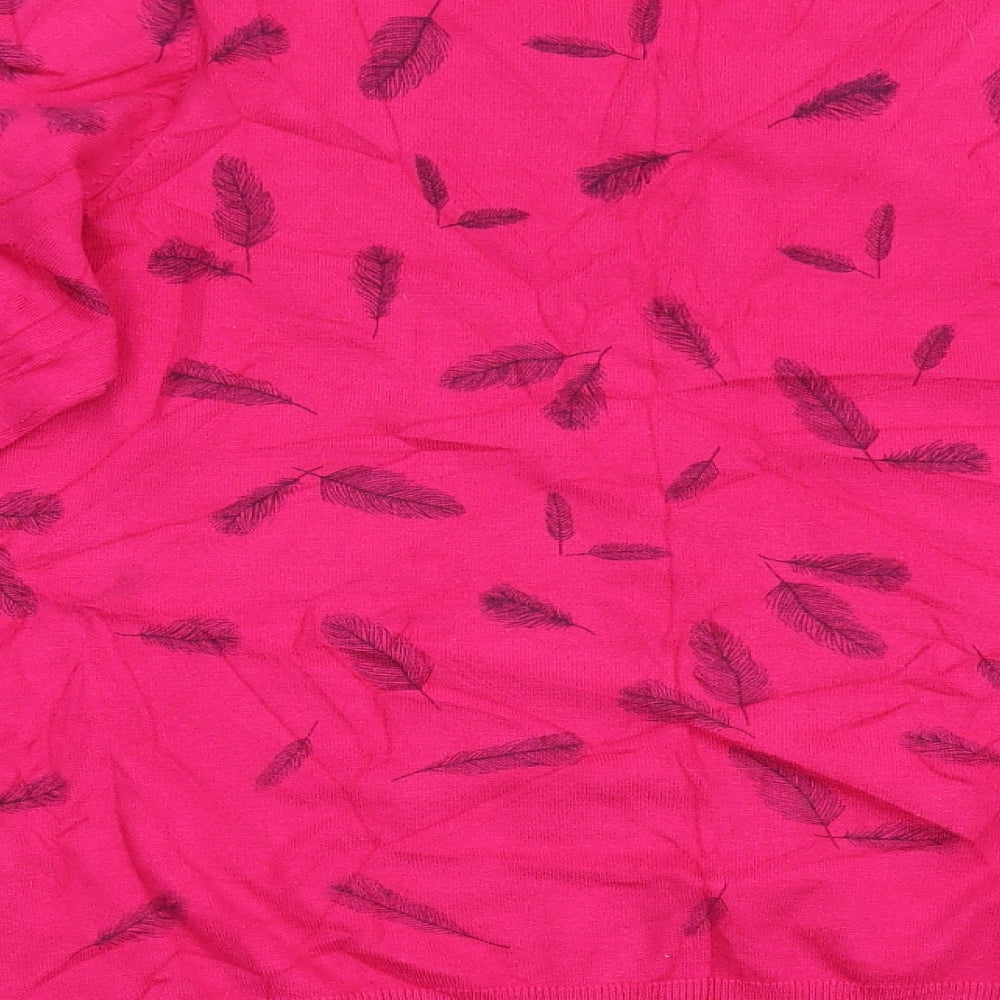 Womens UK Size XL Signature Pink Pullover Jumper