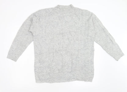 Womens UK Size M NEXT Grey Pullover Jumper