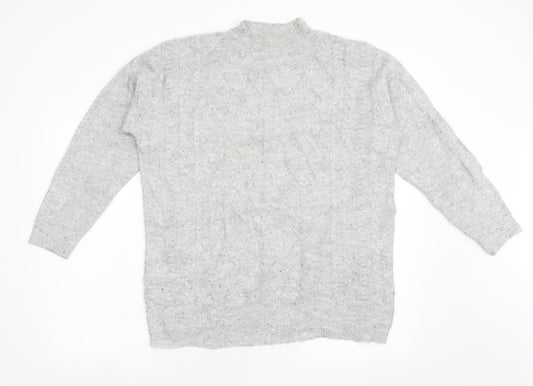 Womens UK Size M NEXT Grey Pullover Jumper
