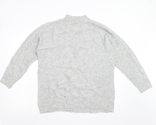 Womens UK Size M NEXT Grey Pullover Jumper