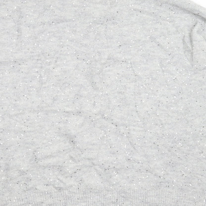 Womens UK Size M NEXT Grey Pullover Jumper