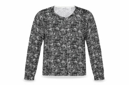Womens UK Size S Isle Black Cardigan Jumper