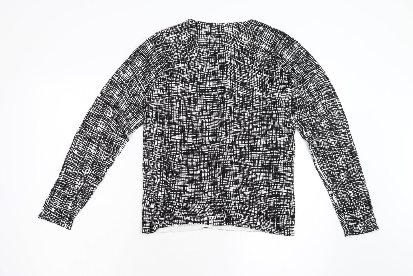 Womens UK Size S Isle Black Cardigan Jumper