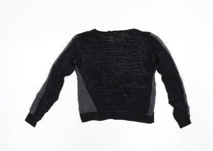 Womens UK Size 8 Topshop Black Pullover Jumper
