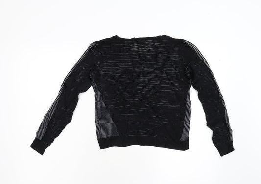 Womens UK Size 8 Topshop Black Pullover Jumper