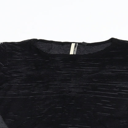 Womens UK Size 8 Topshop Black Pullover Jumper