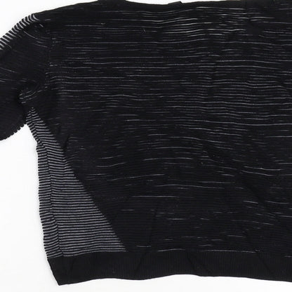 Womens UK Size 8 Topshop Black Pullover Jumper