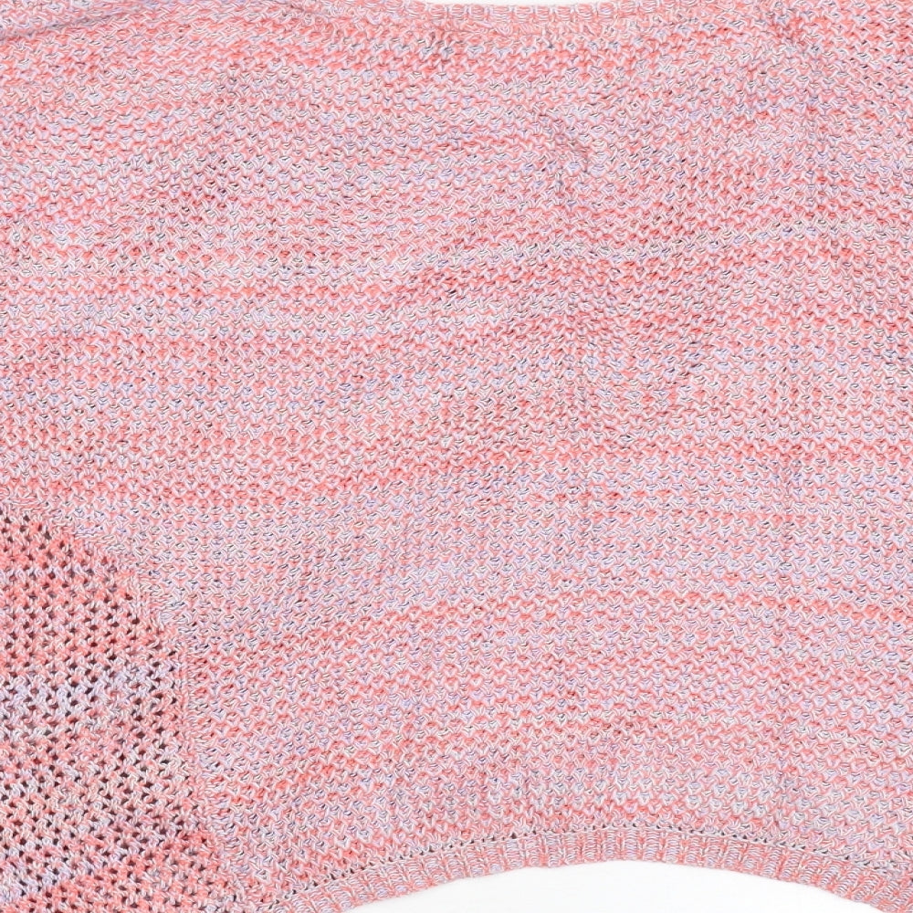 F&F Womens Pink  Knit Pullover Jumper Size 10
