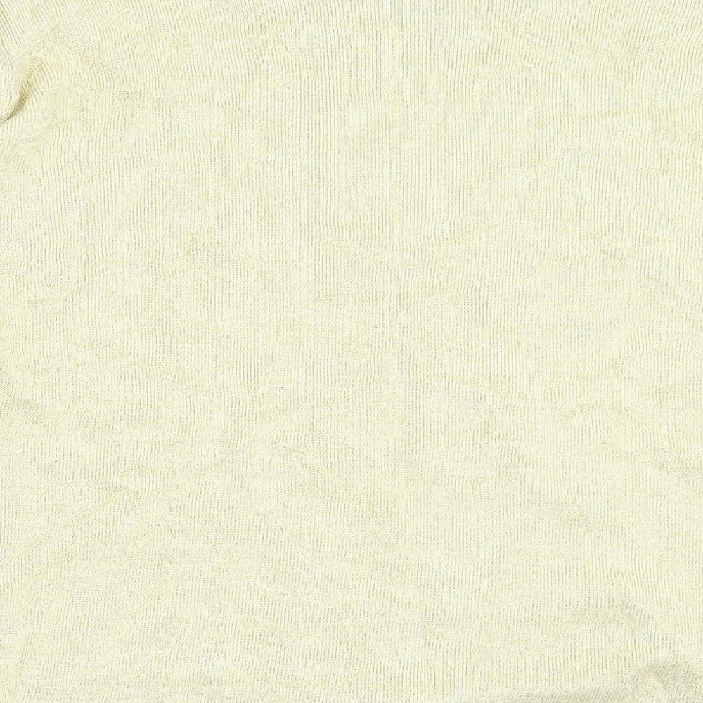 Womens UK Size L Fay Louise Yellow Pullover Jumper