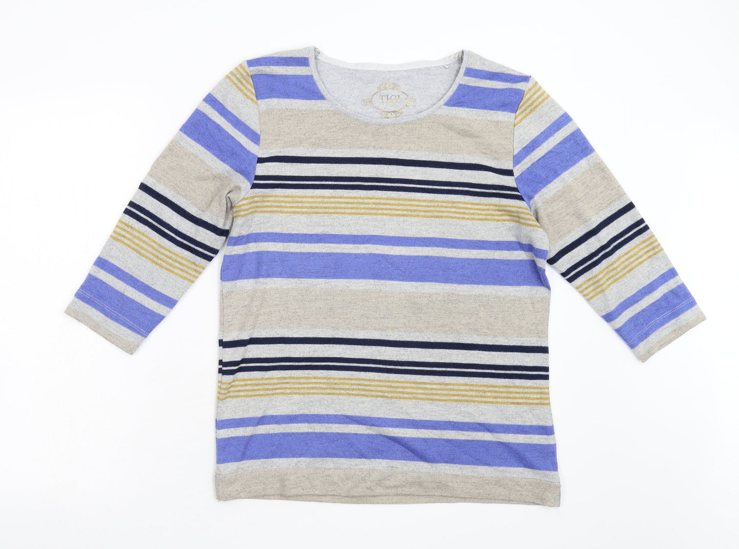 Womens UK Size 10 Tigi Multicoloured Pullover Jumper