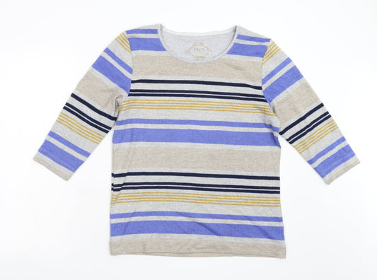 Womens UK Size 10 Tigi Multicoloured Pullover Jumper