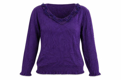 Womens UK Size 10 Per Una Purple Pullover Jumper