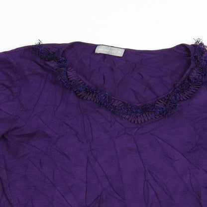 Womens UK Size 10 Per Una Purple Pullover Jumper
