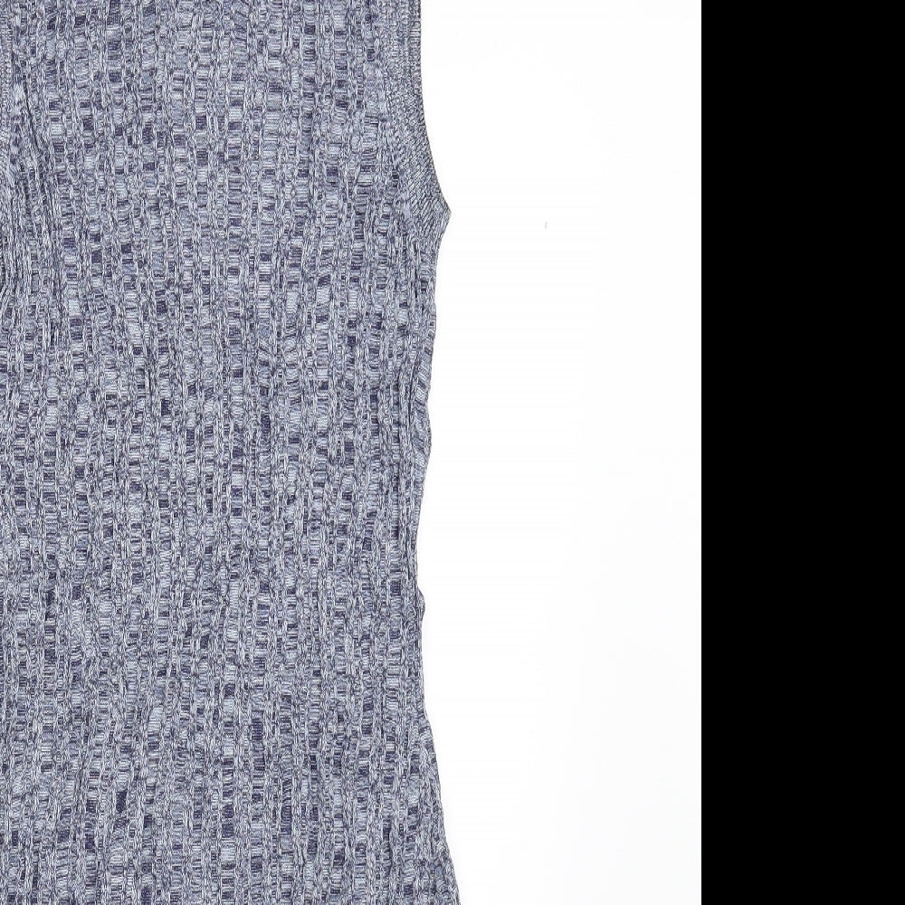M&S Womens Blue   Jumper Dress  Size 6
