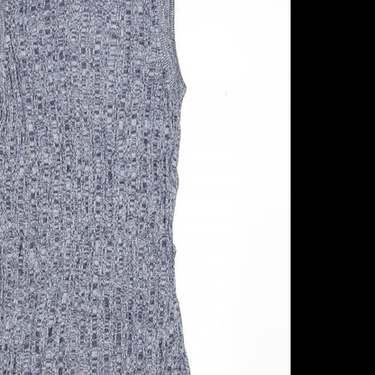 M&S Womens Blue   Jumper Dress  Size 6