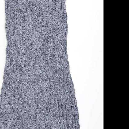 M&S Womens Blue   Jumper Dress  Size 6