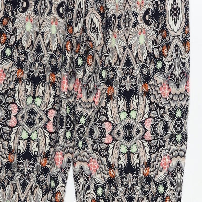 Womens UK Size S Preworn Regular Fit  Multicoloured Trousers
