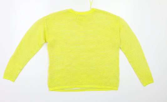 TU Womens Yellow   Pullover Jumper Size 12