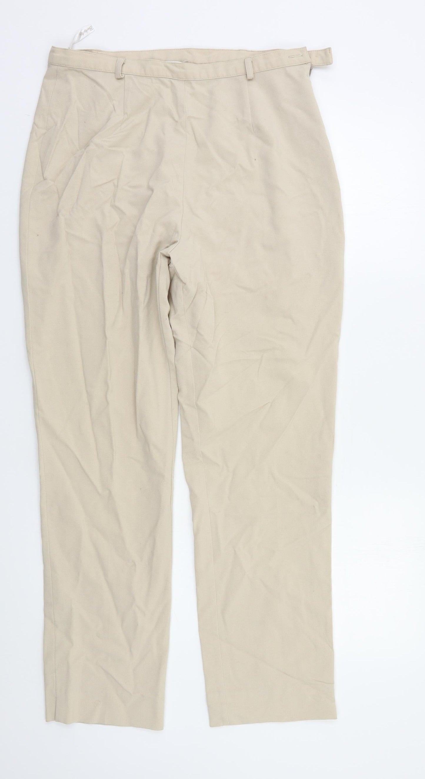 Berkertex Womens Beige   Trousers  Size 12 L27 in
