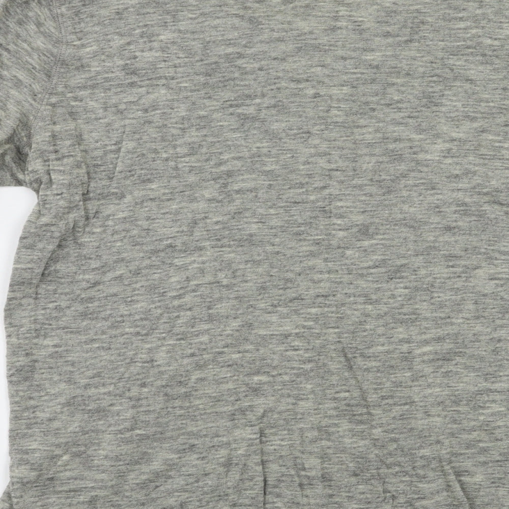 Womens UK Size 14 M&S Grey Basic Blouse