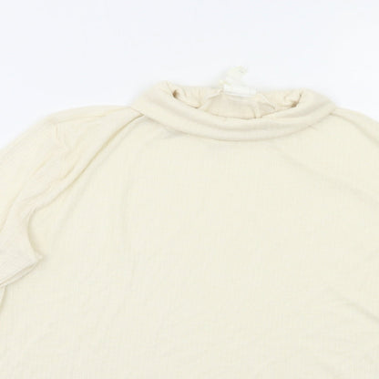 Womens UK Size L H&M Ivory Pullover Jumper