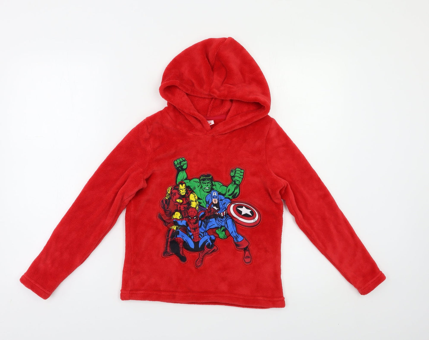 Marvel Comics Girls Red   Pullover Hoodie Size 9 Years  - Superheroes