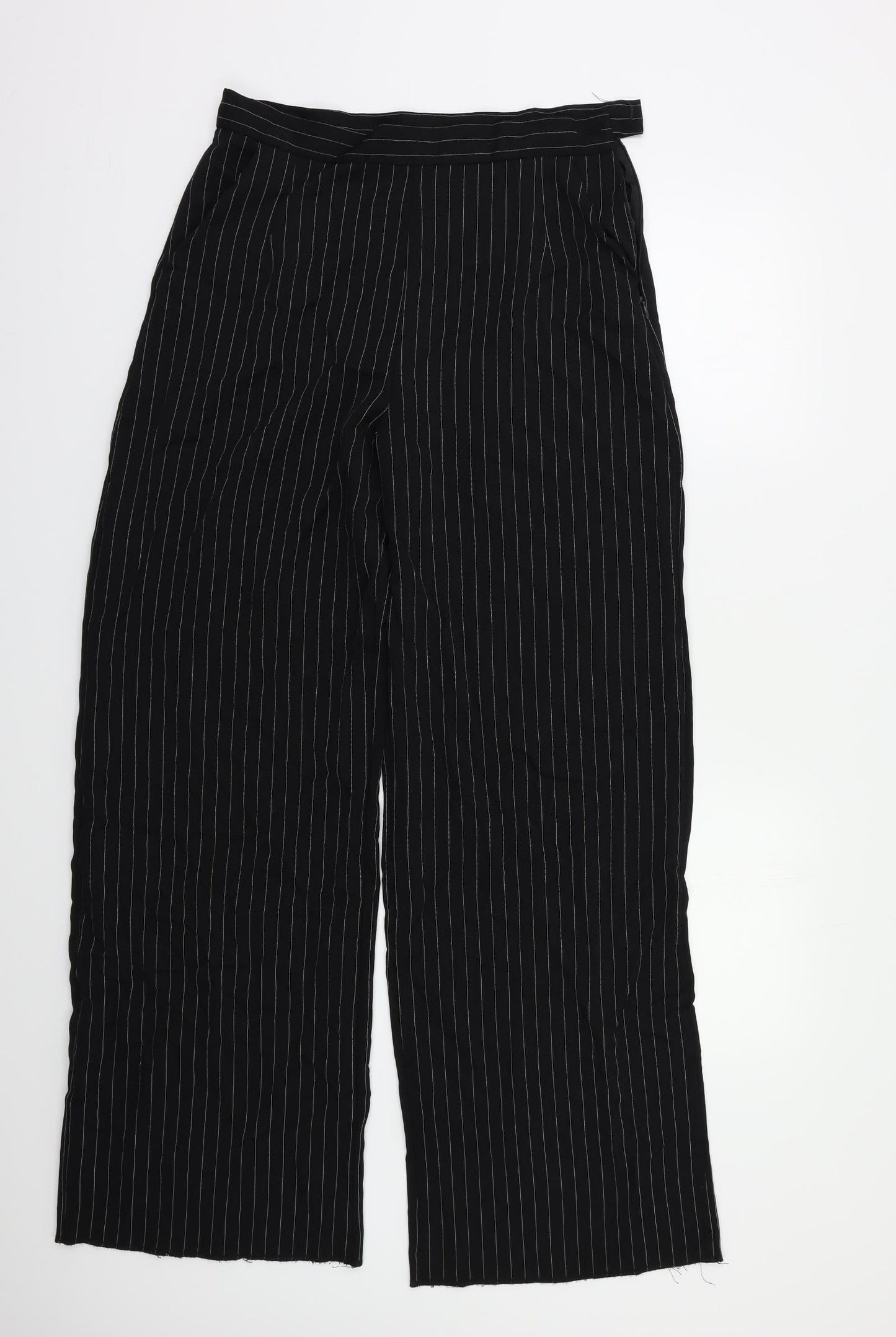 Womens UK Size M Love Regular Fit  Black Trousers