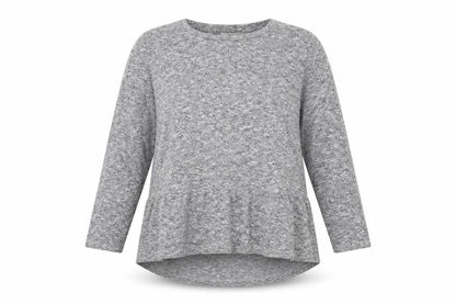 Womens UK Size 12 TU Grey Tunic Jumper