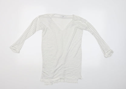 Womens UK Size 8 NEXT White Basic Blouse