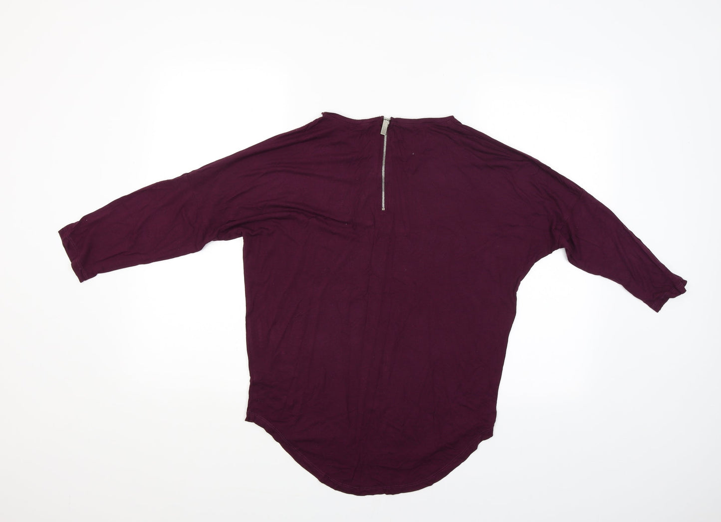 Womens UK Size 8 Select Red Basic Blouse