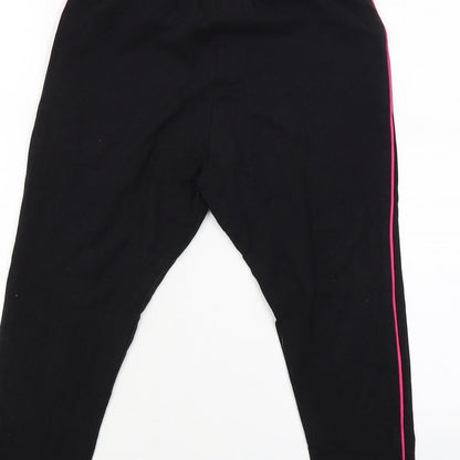 Cancer Research UK Girls Black   Sweatpants Trousers Size 10 Years