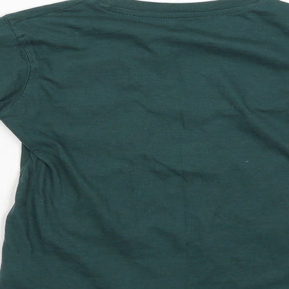 Pep&Co Boys Green   Basic T-Shirt Size 7-8 Years  - United Future