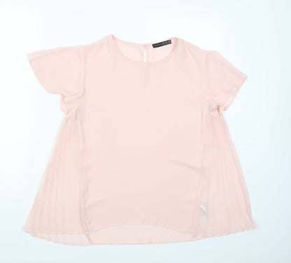 Womens UK Size 12 Atmosphere Pink Basic Blouse