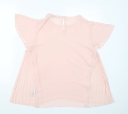 Womens UK Size 12 Atmosphere Pink Basic Blouse