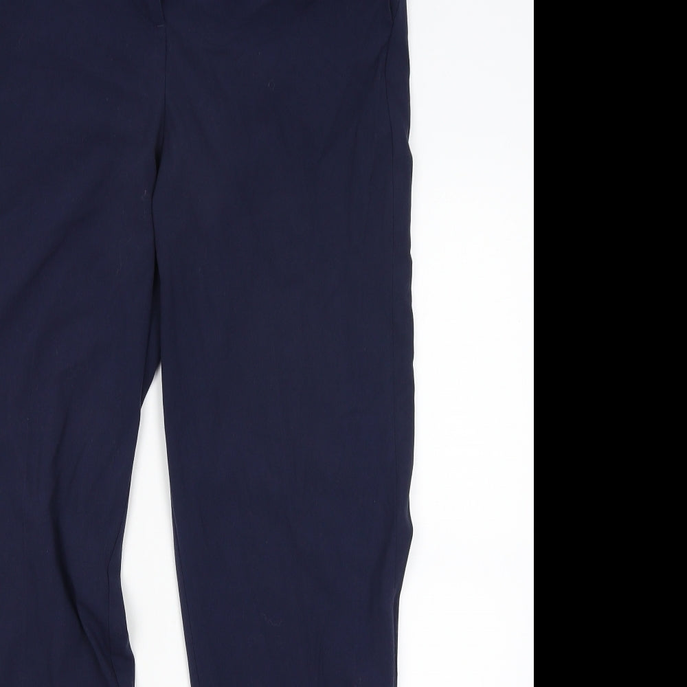 TU Womens Blue   Capri Trousers Size 12 L26 in