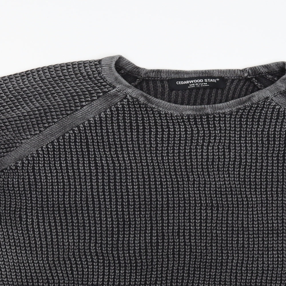 Ceader wood state Mens Grey   Pullover Jumper Size M