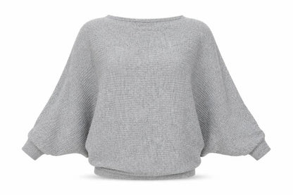 Womens UK Size S Boohoo Grey Pullover Jumper