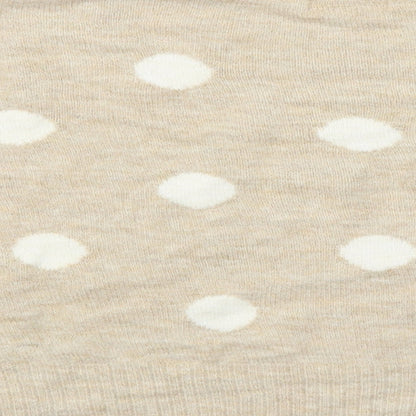 H&M Womens Beige   Pullover Jumper Size M  - Spotted pattern