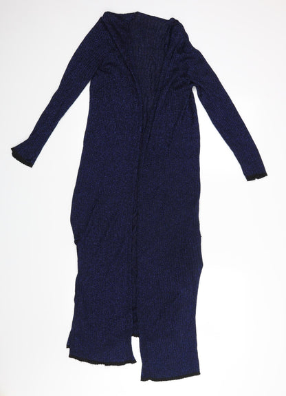 Womens UK Size One Size Preworn Black Wrap Jumper