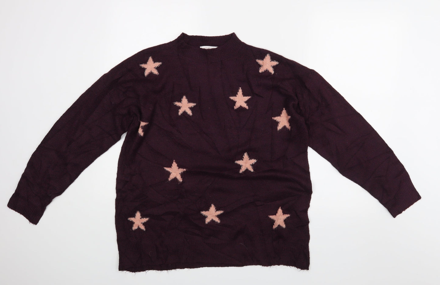 Womens UK Size M NEXT Purple Pullover Jumper