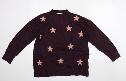 Womens UK Size M NEXT Purple Pullover Jumper