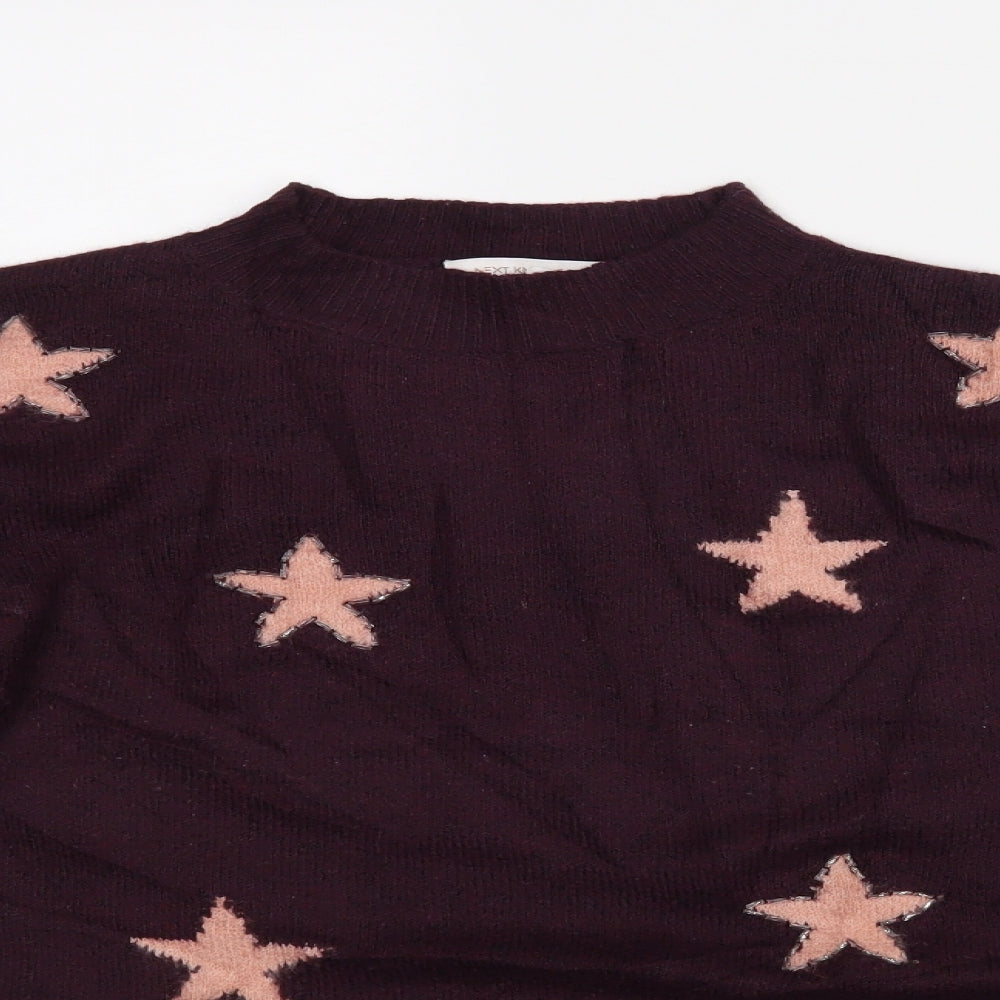 Womens UK Size M NEXT Purple Pullover Jumper
