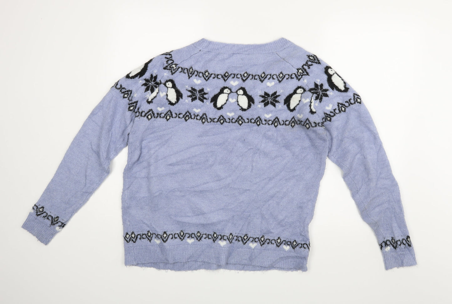 George Womens Blue   Pullover Jumper Size M